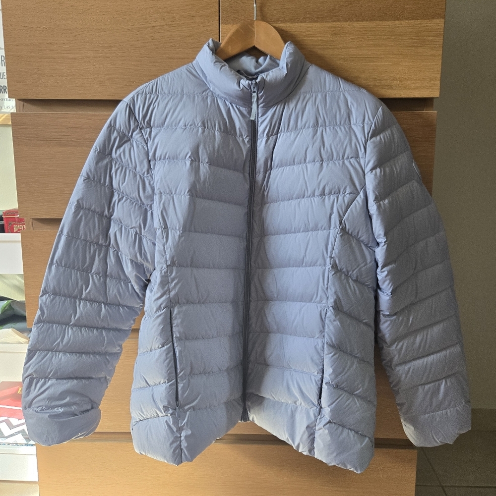 Light Gray Puffer Jacket